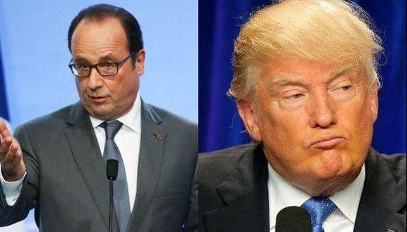 Hollande pide a Trump respetar la "acogida de refugiados"