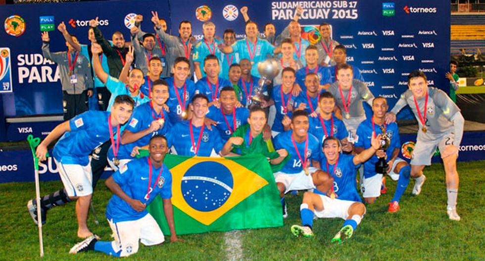 Brasil se coronó campeón de este Sudamericano Sub 17 y acumula 11 campeonatos de esta categoría. (Foto: CBF)