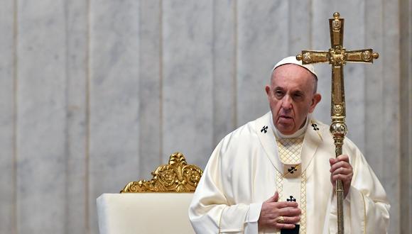 Coronavirus: El papa Francisco también reclamó un “alto el fuego global e inmediato en todos los rincones del mundo”. (Foto: AFP/Alessandro Di Meo).