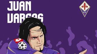 Celebración de Juan Manuel Vargas fue nominada por la Fiorentina como una de las más icónicas de su historia