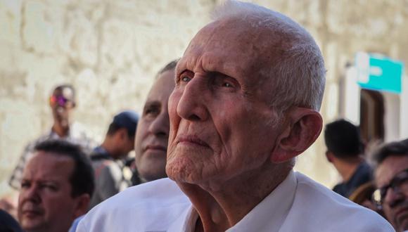 José Ramón Fernández, fallecido a los 95 años en La Habana, era conocido popularmente como "El Gallego" y tenía el título de héroe de la República de Cuba. (AFP)