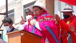 Pedro Castillo: “No debemos sentirnos menos que los que viven en San Isidro, Miraflores, en zonas pitucas del país”