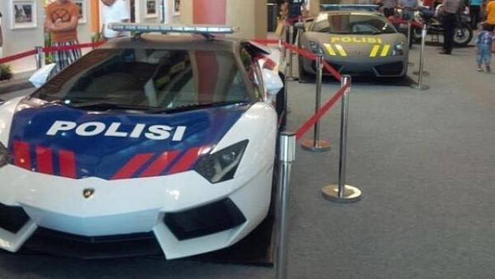 Lamborghini Aventador y Gallardo de la Policia de Indonesia - 1