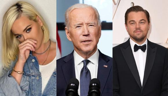 Leonardo Di Caprio y Kate Perry piden a Joe Biden evitar acuerdo ambiental con Brasil. (Foto: @katyperry/JIM WATSON / AFPRobyn Beck / AFP)