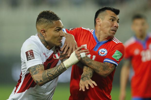 Guerrero played 60 minutes against Chile this Thursday for Qualifiers.  (Photo: AFP)