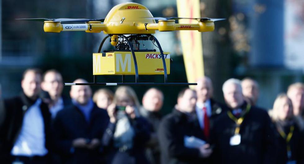 Google, Amazon y DHL prueban drones para entregar productos. (Foto: Getty Images) 