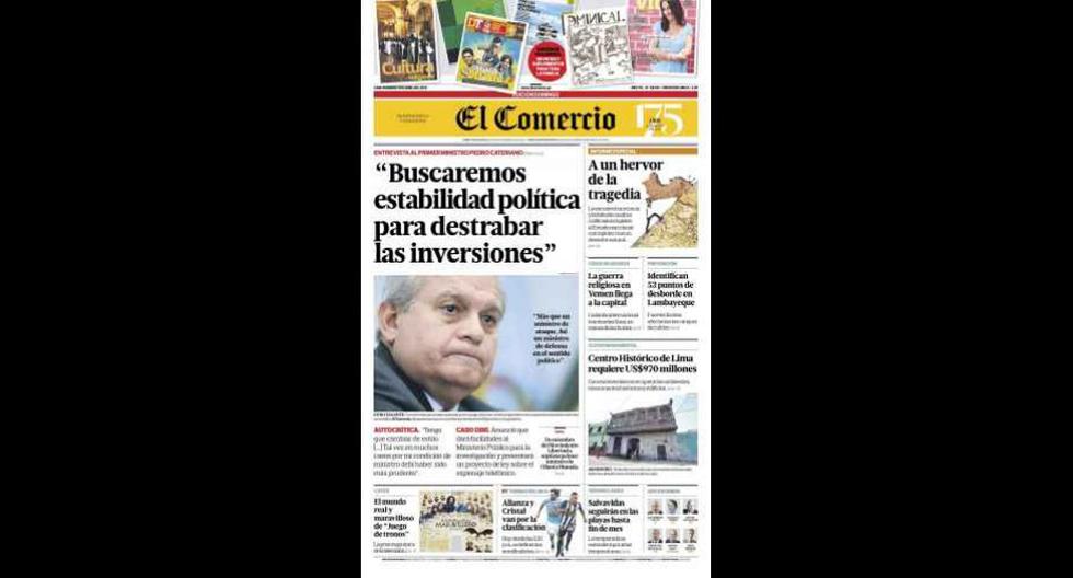 El Comercio. (Foto: Difusión)