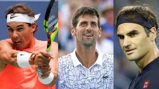 Djokovic, Nadal y Federer le firman el yeso a una niña en inolvidable momento | VIDEO