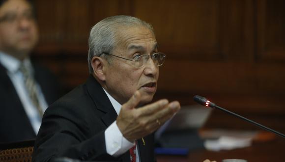 El ex fiscal de la Nación, Pedro Chávarry, confirmó su renuncia dos días después de que se violara el lacrado de dos oficinas. (Foto: GEC)