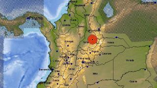 Sismo de magnitud 5,4 sacude el noreste deColombia