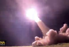 Irán muestra el momento del lanzamiento de misiles balísticos contra Israel