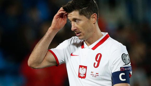 Robert Lewandowski podría quedarse sin Mundial | Foto: REUTERS