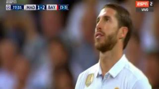 Real Madrid: el insólito autogol de Ramos ante Bayern Múnich