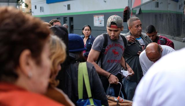 Caracas, otro "país" para los ciudadanos que huyen del caos. (Foto: AFP)