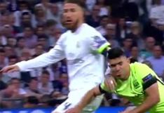 Real Madrid vs Manchester City: Sergio Ramos le pegó a Sergio Agüero