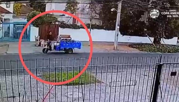 Video confirmaría que monja salió de casa en Ñuñoa con una maleta que tenía cadáver adentro. (Foto: X - Captura de video)