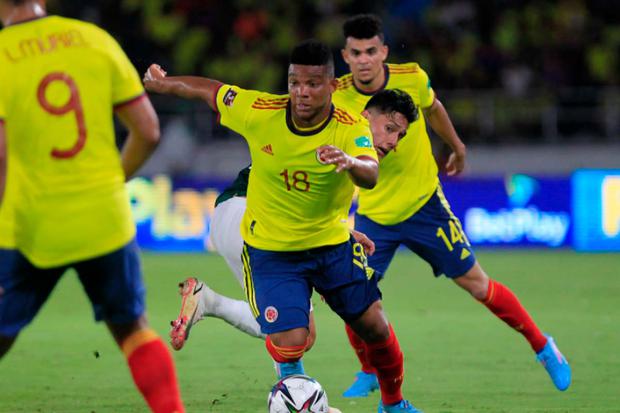 Colombia goleó a Bolivia por las Eliminatorias 2022 | Foto: EFE.