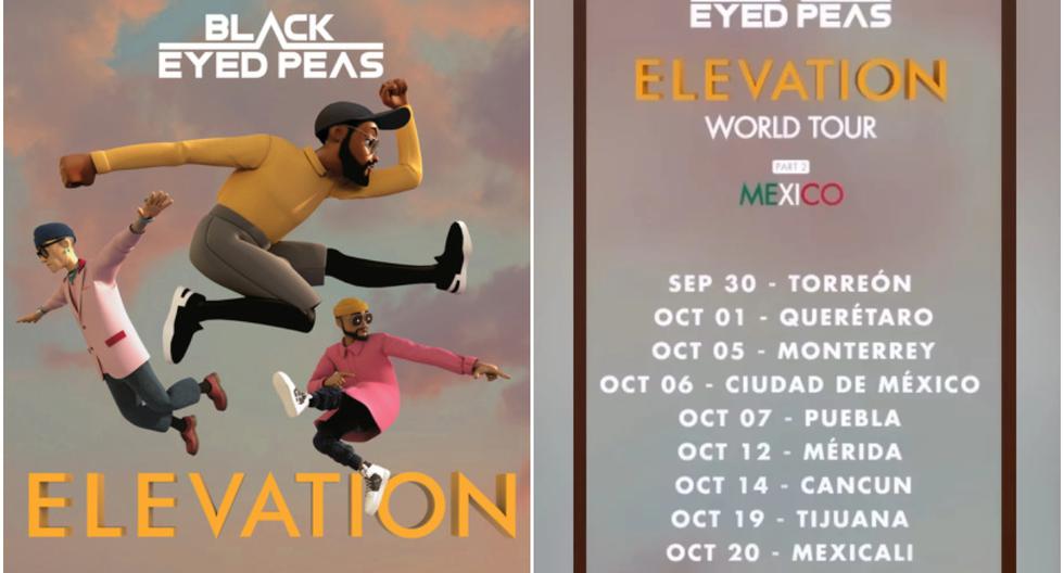 elevation tour black eyed peas setlist