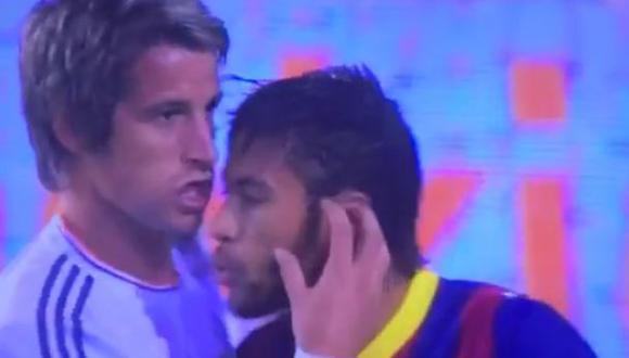 Neymar casi pierde los papeles e intentó agredir a Coentrao
