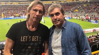 Selección peruana: Ricardo Gareca presenció partido entre clubes de Cueva y Santamaría