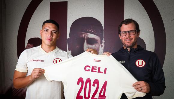 El volante peruano de 20 años firmó hasta el 2024 con Universitario de Deportes. (Foto: Universitario)