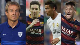 ¿Messi, CR7 o Neymar? La contundente respuesta de Klinsmann