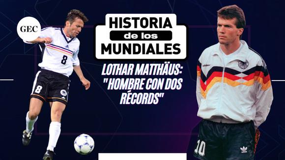 Lothar Matthäus: la leyenda germana que jugó 5 Copas del Mundo