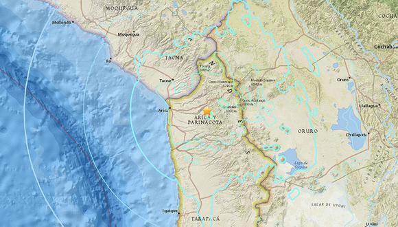 El epicentro del sismo en Chile fue la ciudad de Tarapacá.