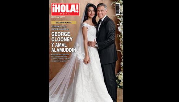 Detalles de la boda de George Clooney en "¡Hola! Perú"