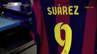 Suárez usará la 9 en Barza: "Quiero jugar y vivir en España"