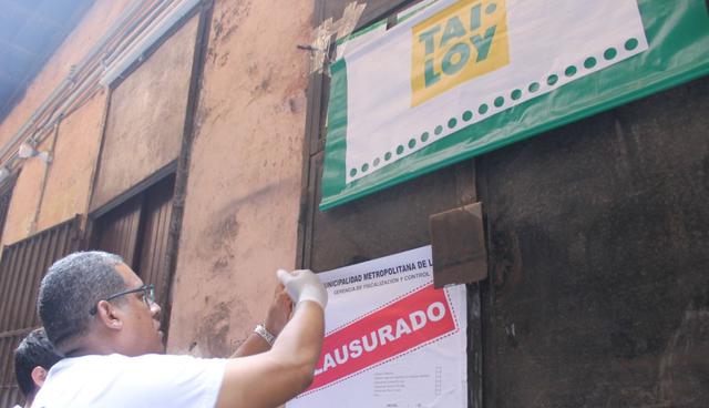 Estas acciones se desarrollaron en el quinto día de inspecciones en la zona 2 de Mesa Redonda. (Municipalidad de Lima)