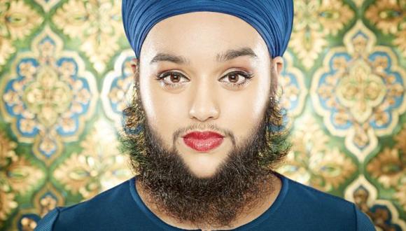 Fue cuando fue bautizada como sij, a los 16 a&ntilde;os, cuando Harnaan Kaur empez&oacute; a dejarse crecer la barba. (Foto: Guinness World Record)