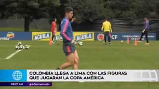 Colombia llegaría a Lima con sus principales figuras para enfrentar a Perú