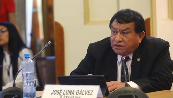 José Luna Gálvez es congresista de la república por el partido Podemos Perú. (Foto: Congreso)