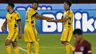 Boca Juniors derrotó 2-1 a Lanús en su debut en la Copa de la Liga Profesional [RESUMEN]