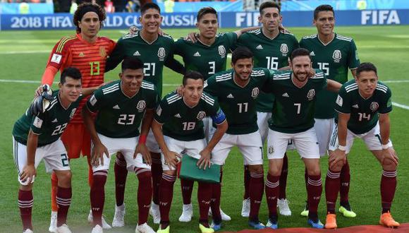 La selección mexicana. (Foto: AFP)