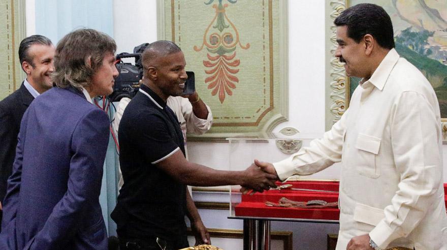 Jamie Foxx se reunió con Nicolás Maduro en Venezuela [FOTOS] - 4