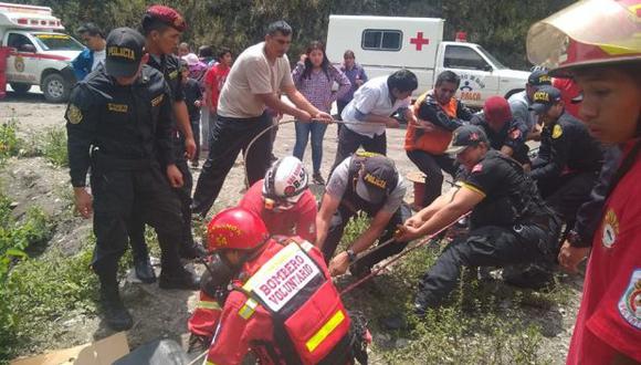 Junín: hallan cuerpo de mujer que desapareció tras caer al río Tarma