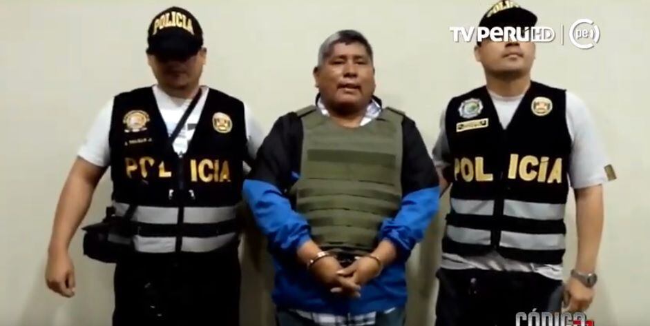 Victor Rivera Muñoz fue detenido en mayo del año pasado de manera preliminar por orden de un juez de Ayacucho. Sin embargo, a los diez días fue puesto en libertad.