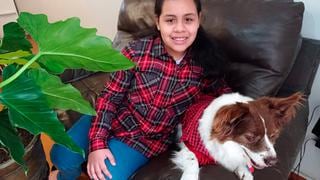 Conoce la historia ‘Coco’, un perro de 8 años que fue adoptado por una niña de 10 años 