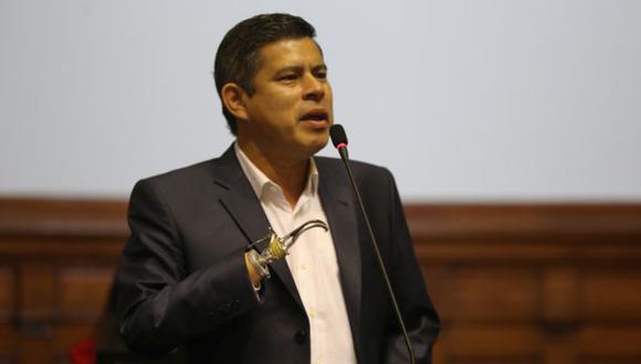 Luis Galarreta negó que su partido haya precipitado la renuncia de Martín Vizcarra al Ministerio de Transportes y Comunicaciones. (Foto: Congreso de la República)