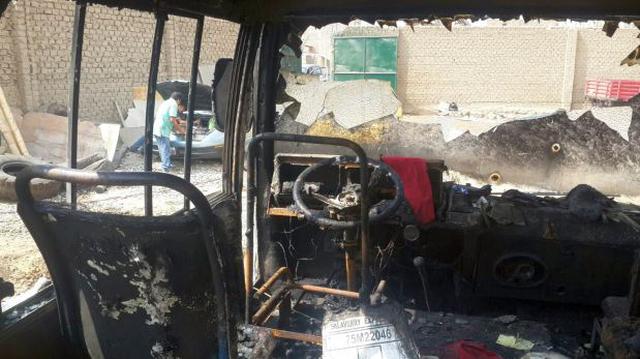 La Libertad: extorsionadores queman otro microbús en Trujillo - 2