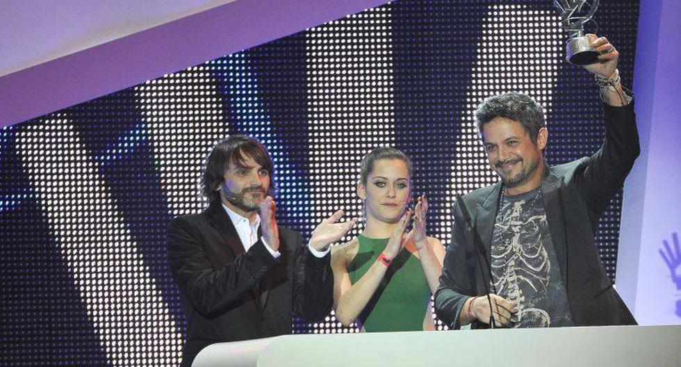 Alejandro Sanz obtuvo tres galardones en Los Premios 40 Principales. (Foto: blogs.los40.com)