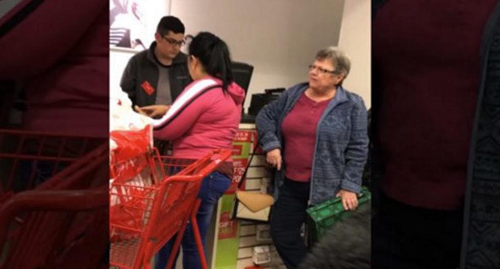 Una anciana gritó a dos latinas: "Hablen inglés, están en USA". (Foto: Captura YouTube)