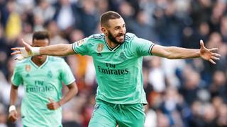 Real Madrid ganó a Espanyol por 2-0 con goles de Varane y Benzema 