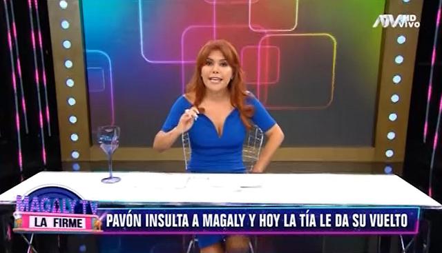 Magaly Medina respondió con dureza las críticas de Antonio Pavón: “Muerdes la mano de quien te dio de comer”. (Foto: Captura de video)