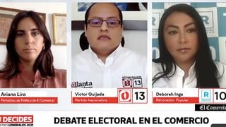 Candidatos del Partido Nacionalista y Renovación Popular debatieron el jueves en El Comercio