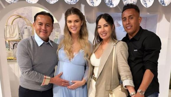 Christian Cueva asistió al baby shower de Brunella Horna y Richard Acuña. (Foto: Instagram)