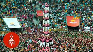 Torres humanas de Cataluña: Una de las competiciones más extrañas
