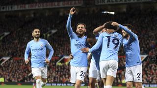 Manchester City ganó 2-0 a Manchester United en Old Trafford y sigue en la cima de la Premier League | VIDEO